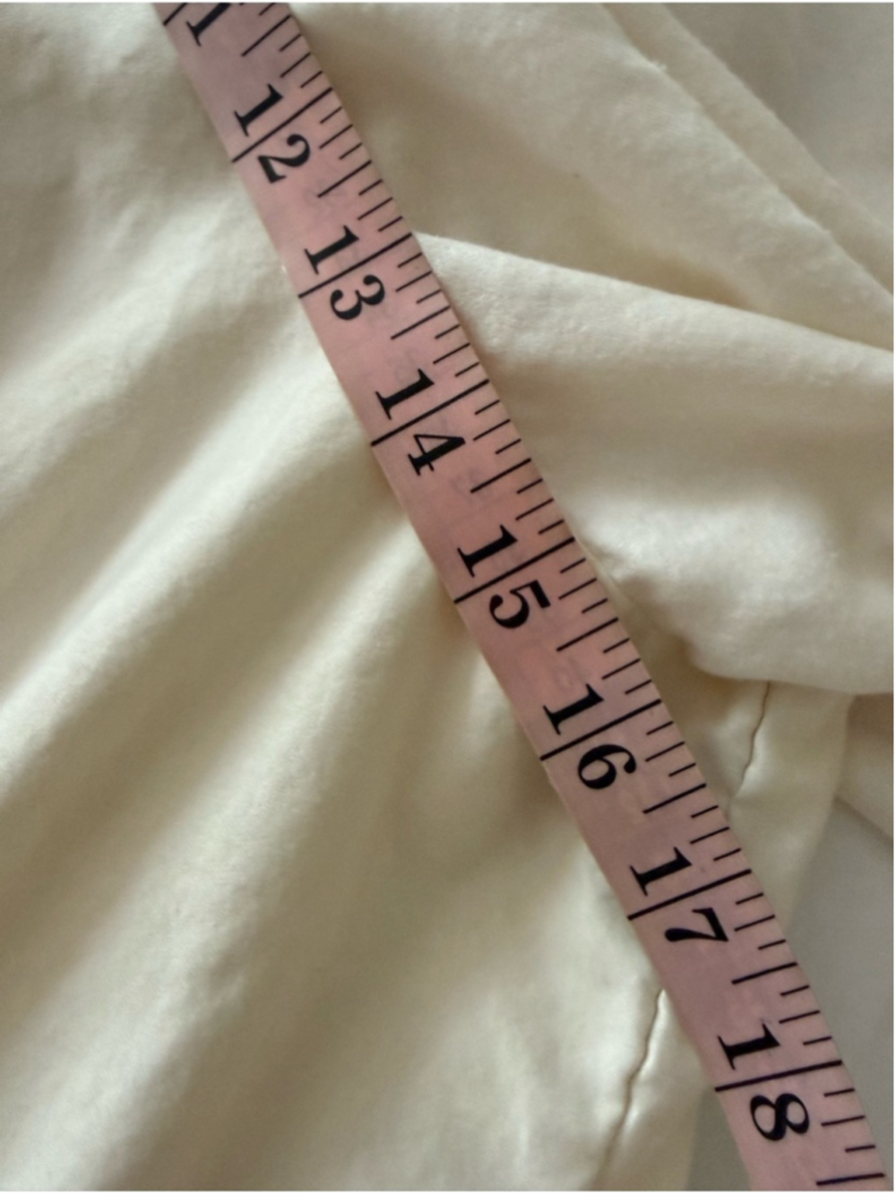 Handmade upcycled wearable art boho bloomers featuring a cream and dusty rose pa - Picture 12 of 14